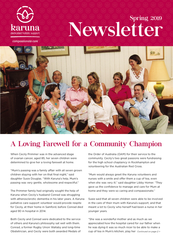 Karuna Spring Newsletter 2019