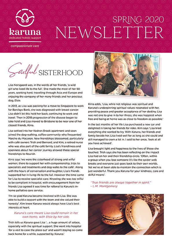 Spring 2020 Newsletter